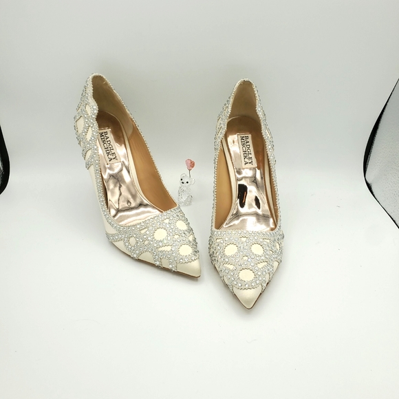 Badgley Mischka Rouge pumps, Ivory, NIB - Picture 13 of 13